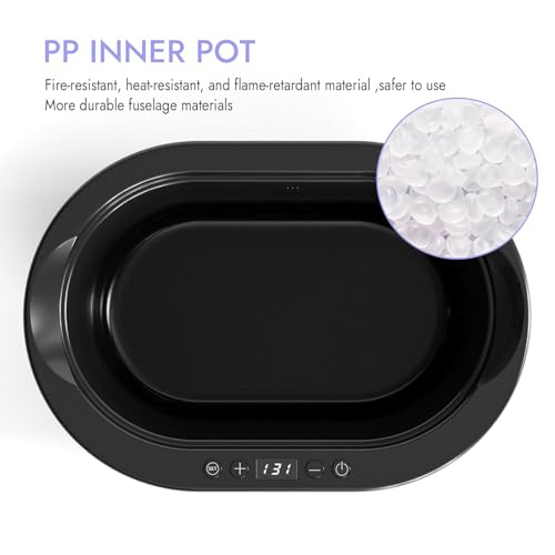 Paraffin Wax Machine for Hand and Feet,Hand Wax Paraffin Machine with Paraffin Wax Refills, Safety Material 3L Paraffin Baths Machine Kit Moisturizing and Hydration