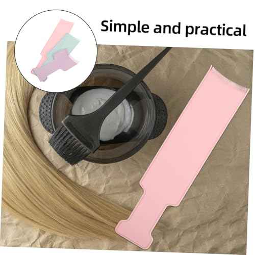 Didiseaon Highlighting Board Set 3pcs Hair Dye Kit Hair Board Stylist Highlighting Board Damage Portable