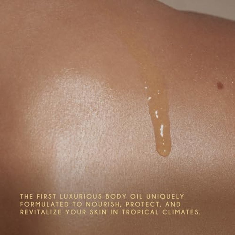 HELICONIA Sensuous Body Oil ? Lightweight Body Oil with Jojoba Oil, Almond Oil & Vitamin E | Fast-Absorbing | Non Greasy | Wild Rose & Verbena Scent | Tropical Skincare | 50 ml