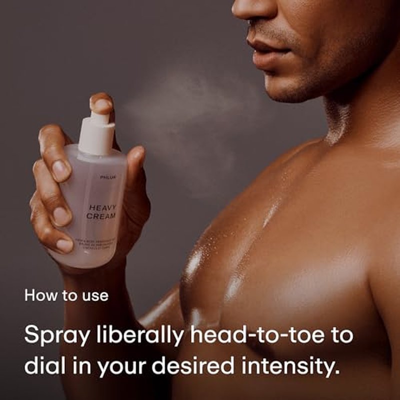 PHLUR Heavy Cream Body Mist ? Hair and Body Mist & Body Spray Marshmallow, Whipped Cream, Jasmine, Coconut & Vanilla Body Spray (8 FL Oz)