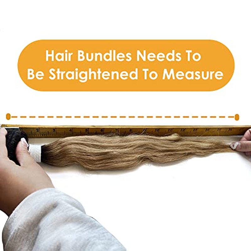 X-TRESS 1b/27 Human Hair Bundles 1 Bundle Ombre Honey Blonde Body Wave Brazilian Hair Weave 100% Human Hair Extensions Bundles Ombre Color 27 Hair Weave(26Inch,T1B/27)