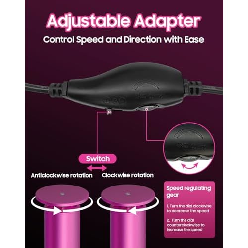 Electric Foot Callus Remover - Electric Callus Remover for Feet,Adjustable Speed Foot Scrubber with 60 Pcs Sandpaper Discs,Professional Pedicure Tool for Dead Skin and Calluses - Matte Purple