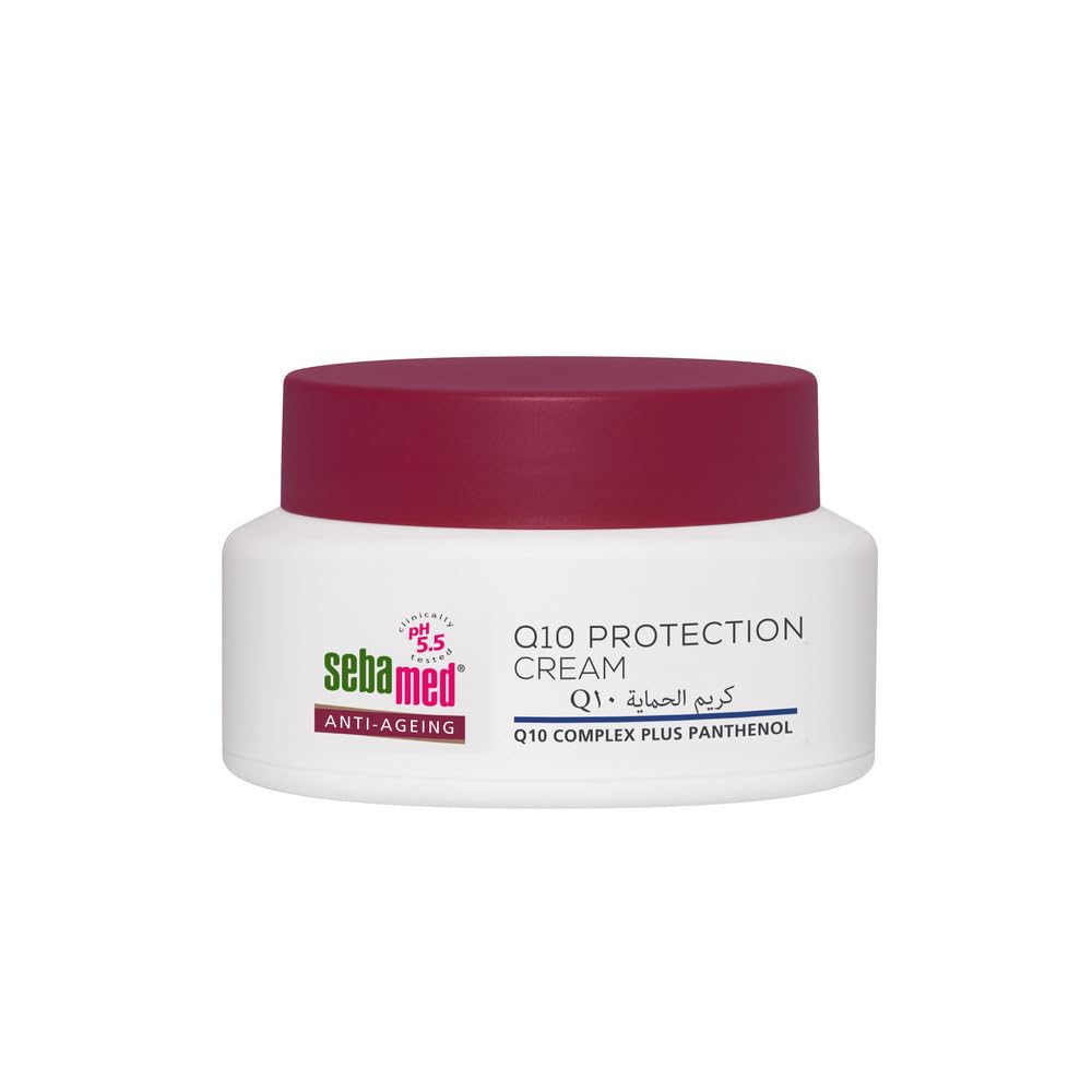 Sebamed Anti-Aging Q10 Protection Cream - 50ml | PH 5.5 for Sensitive Skin, Reduces Wrinkles in 28 Days