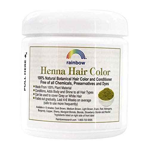 Rainbow Research Henna Hair Color and Conditioner Persian Strawberry, 4 Ounce