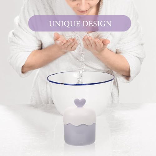 Face Foam Maker Facial Bubble Maker Rich Cream Foamer Cup Plastic Skincare Tool Maker Cup Cleansing Foaming Maker for Wash Facial Skin Blue