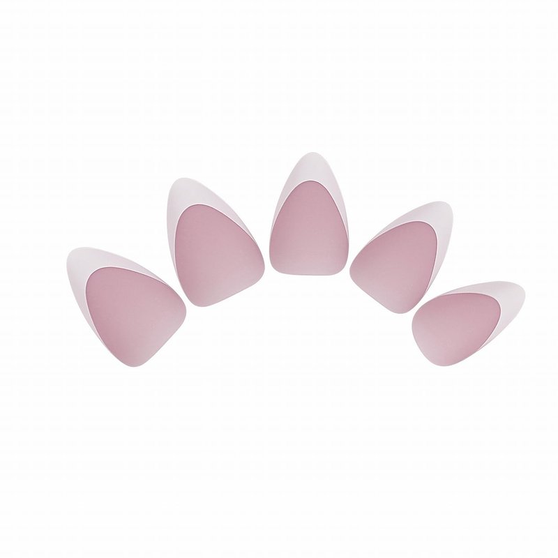 Allkem Soft Gel Nail Tips - Extra Short French Stiletto Nail Extensions Kit - 12 Sizes Long Full Cover Nails - Neutrals - Chic (360 Pieces)
