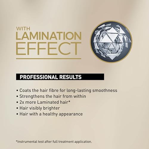Il Salone Milano At Home Keratin Hair Treatment with Lamination Effect - Hair Smoothing Straightening Kit - Anti-Frizz Treatment for All Hair Types - Heat Protection - Long-Lasting