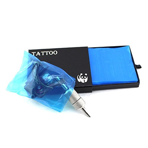 Disposable Tattoo Machine Bag Covers - 200PCS Plastic Sleeve for Tattoo Supplies, Kits, and Gun Accessories