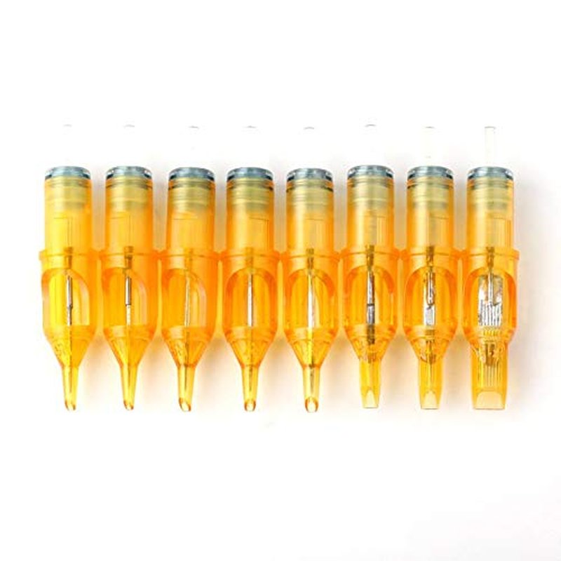 Pirate Face Tattoo | Mixed Assorted Disposable Tattoo Needle Cartridges - 100 Pcs RL, RS, M1