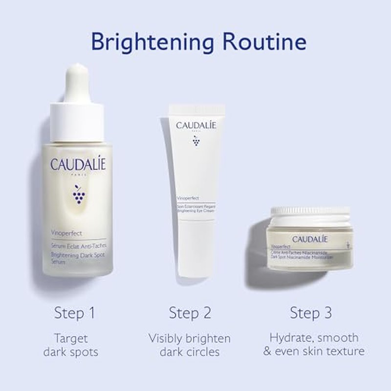 Caudalie Vinoperfect Brightening Dark Spot Serum Vitamin C Alternative - 62x More Effective than Vitamin C with Viniferine for a Visibly Brighter Even Complexion