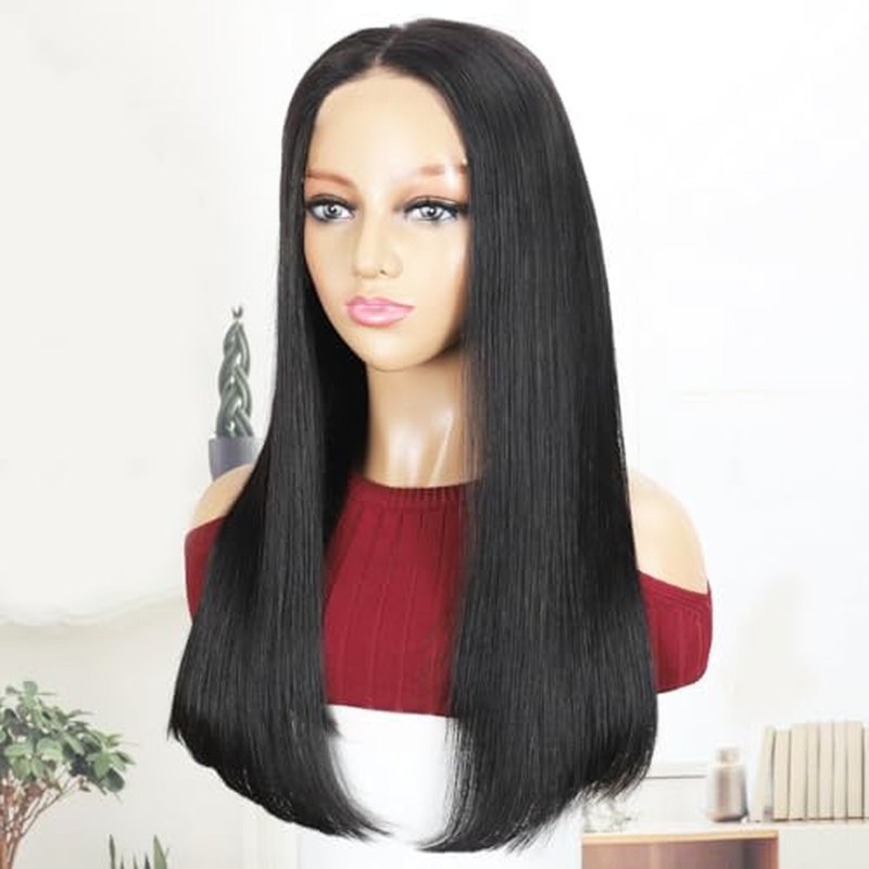 20 Inch Wear and Go Glueless Bob Wig Human Hair Pre Plucked Pre Cut 180% Density 5x5 HD Transparent Lace Front Wigs Human Hair for Black Women Short Straight Bob Wigs No Glue Lace Closure Wigs