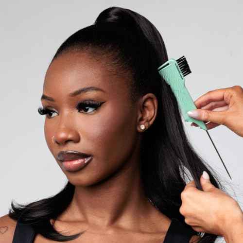 Professional Styling Comb. 4 in 1 Detangling, Sectioning,Edges/Smoothing & Parting