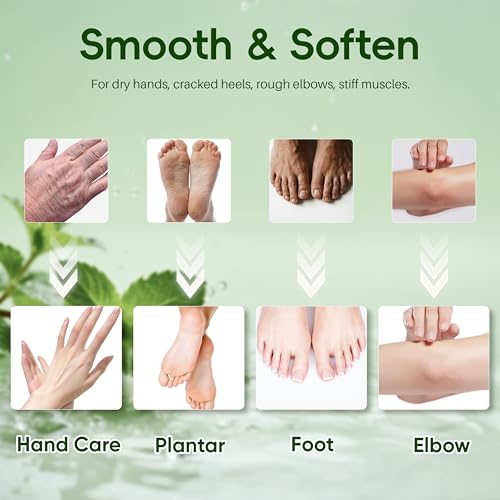 Paraffin Wax Refills-10 Pack Peppermint Scented Paraffin Wax for Hand and Feet, Parrafin Wax Bath Blocks for Wax Machine, Relieves Muscle Fatigue, Deeply Hydrates, Moisturizes and Nourishes