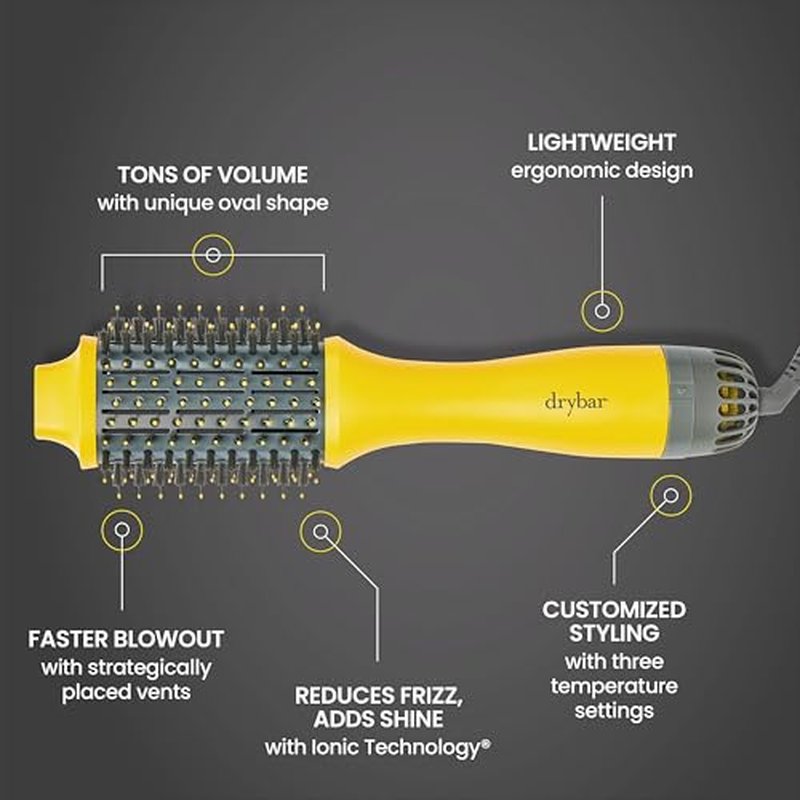 Drybar Blow-Dryer Shot Collection | Faster Blowouts with Tons of Volume and Less Frizz | Choose The Barrel Size Best for Your Hair Length and Desired Style