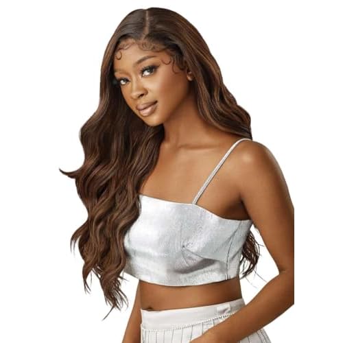 Outre Lace Front Wig - Melted Hairline - Swirlista - Swirl 102 (OFF BLACK 1B)