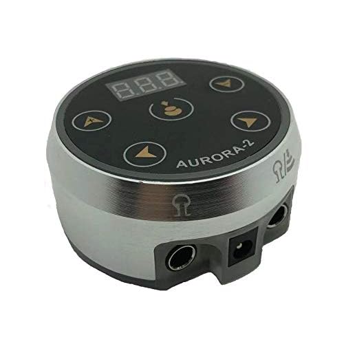 DGT New 2 Gen. Aurora II Dual Machines Tattoo Power Supply (Silver)