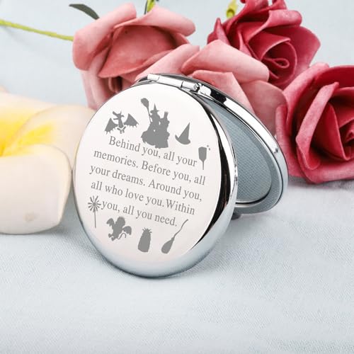 FEELMEM Witch Musical Inspired Gift Behind You All Your Memories Compact Makeup Mirror Witch Musical Lover Gift