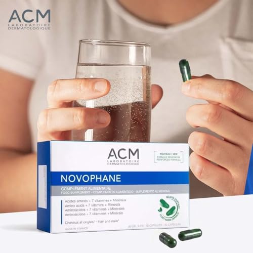 ACM Laboratoire Novophane Caps Anti Hair Loss Alopecia Treatment Nails Fragility Skin Capital