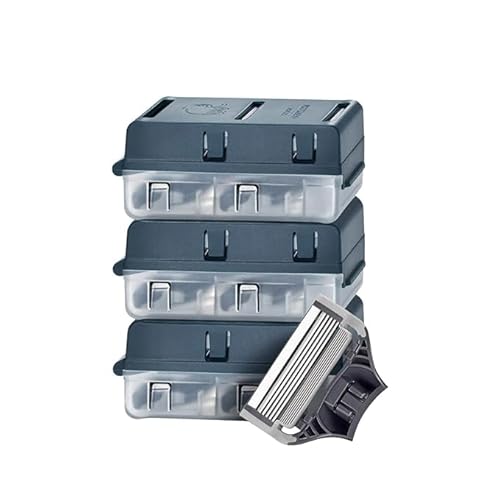 Razor Blade Refills, 12 Count, Sharper 5-Blade, For Close and Comfortable Shaves with taha sticker