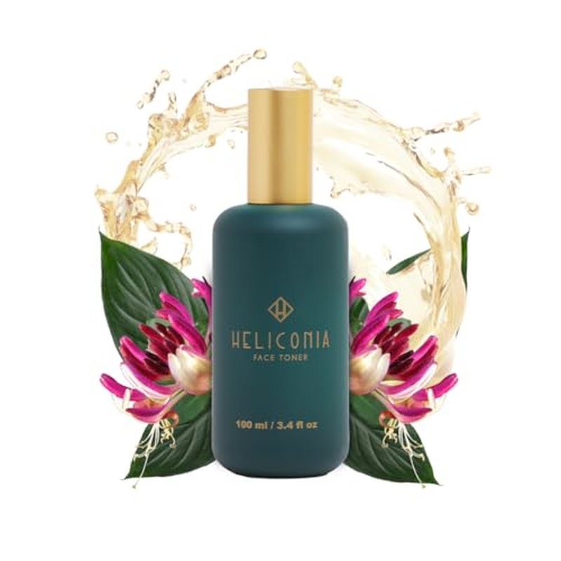 HELICONIA Face Toner ? Lightweight Facial Mist with Mango, Honeysuckle & Lotus Flower | Hydrating | Calming & Antioxidant | for All Skin Types | Tropical Skincare | 100 ml