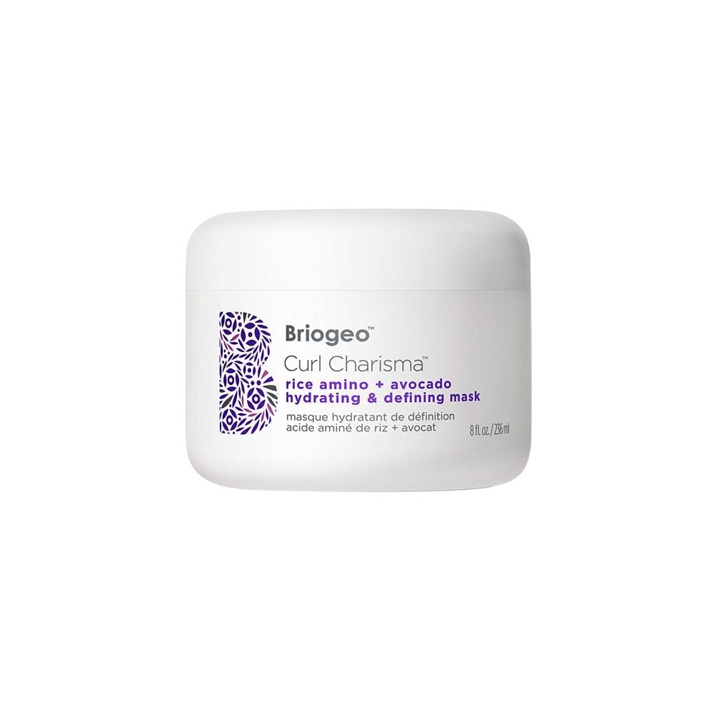 Briogeo Curl Charisma Rice Amino + Avocado Hydrating & Defining Mask | Deeply Nourishes and Defines Curl Pattern for Wavy, Curly & Coily Hair | Silicone-Free | Vegan & Cruelty-Free | 2 fl oz