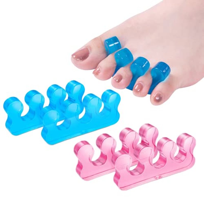 Pedicure Toe Separators for Bunion & Nail Polish Orthopedic Gel Toenail Dividers, Soft Gel Pedicure Kit Suitable for Salon Supplies, Beauty Tools for Toenail Separation