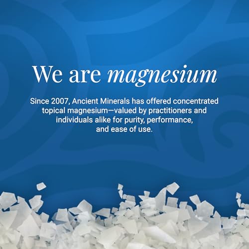 Ancient Minerals Magnesium Bath Flakes ? Pure Zechstein Magnesium Chloride for Soaking and Whole-Body Replenishment, 8 lb Bag