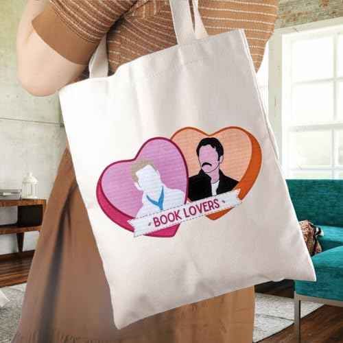 WCGXKO Novelty Movie Themed Charlie Swan Carlisle Cullen Book Lover Tote Bag