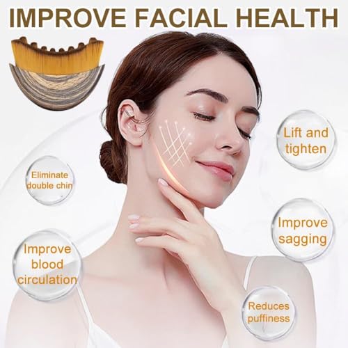 New Lymphatic Contour Face Brush, Dry Brushing Face Brush, Lymphatic Drainage Massager for Face, Chin & Jawline Sculpting, Ergonomically Designed to Fit The Skin Precisely and Relieve Fatigue (2PCS)