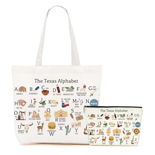 Texas State Speech Therapy 0ccupational Therapy Gifts Tote Bag Makeup Bag for Women Girl Sister Birthday Christmas