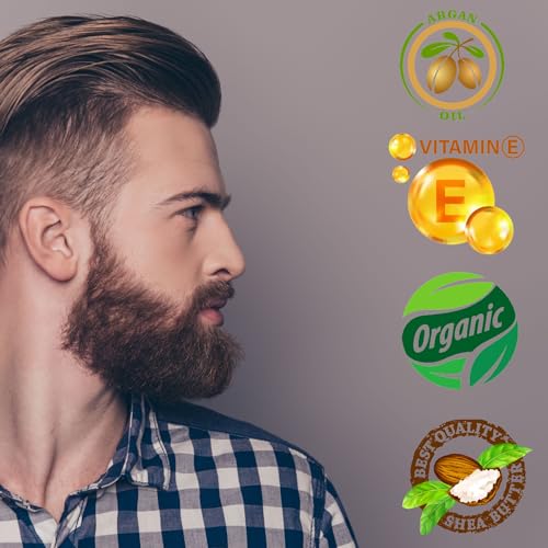 Christmas Gifts for Men Beard Grooming Kit, Gifts for Dad, Holiday Gift Beard Kit Set with Beard Oil, Balm, Wash, Brush, Comb & More, Mens Gifts for Him, Birthday Boyfriend Husband Man