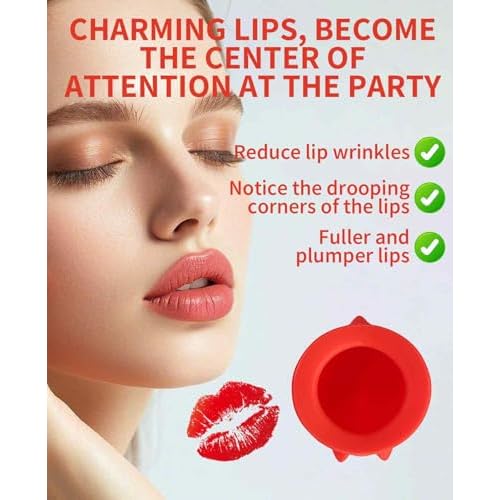 Lip Suction Plumper, Soft Silicone Fish Plumping Device Tool for Fuller Thicker Mouth Fastly Lips