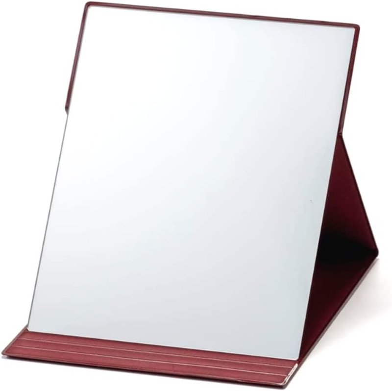 Folding Makeup Mirror - Portable Tabletop Design | Made in Japan, Compact & Stylish