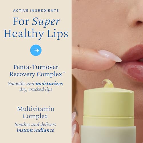 belif Super Knights Multivitamin Lipcerin | Multi-Purpose Glossy Lip Butter Balm with Vitamin B3, C, E & B12 | Smooths Lip Texture & Strengthens Barrier | Hydrating Korean Lip Care for Teens & Women