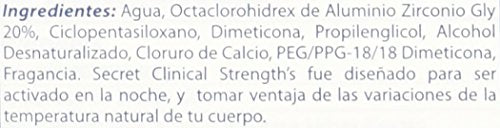 Secret Clinical Strength Clear Gel Women's Antiperspirant & Deodorant Completely Clean Scent 1.6 Oz, 1.600 Fluid Ounce (Pack of 2)