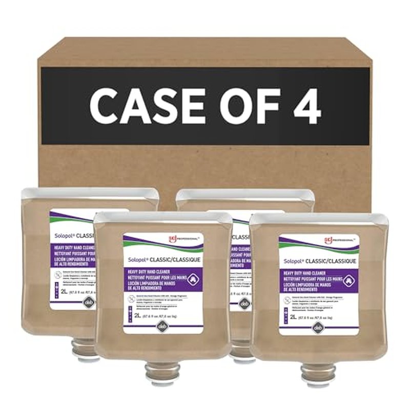 SC Johnson Professional SOLOPOL CLASSIC HEAVY DUTY HAND CLEANSER 2 LITER, 4 COUNT