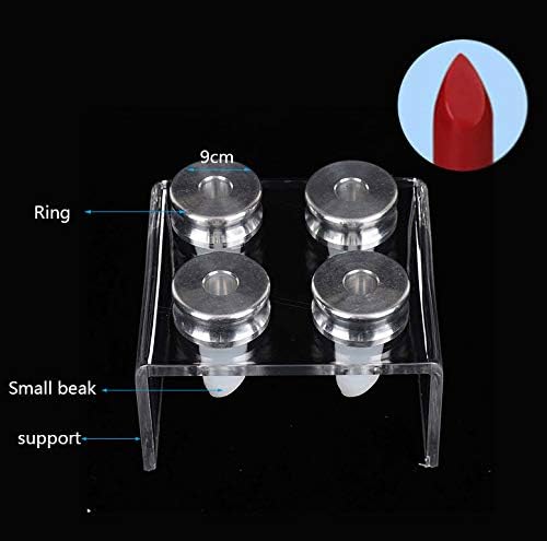 DIY Lipstick Mold - 9mm Silicone Lipstick Filling Tube for Handmade Lip Balm | 4 Holes Design