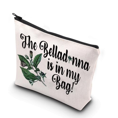 WCGXKO Movie Inspired Movie Makeup Bag Witchcraft Witchy Bag for Women (Bel)