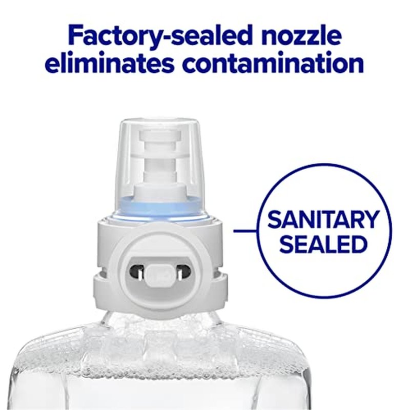 PURELL Foam Handwash 2% CHG Antimicrobial Foam, Fragrance Free, 1200 mL Foam Hand Soap Refill for PURELL CS8 Automatic Soap Dispenser (Pack of 2) ? 7881-02 - Manufactured by GOJO, Inc.