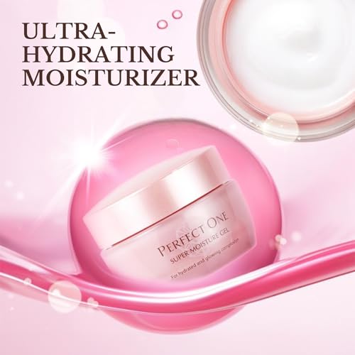 Perfect One All-in-One Face Moisturizer, Ultra Hydrating Anti Aging Face Cream, Japanese Skincare with Collagen for Radiant Skin, Lightweight Facial Moisturizer for All Skin Types and Daily Use, 50g