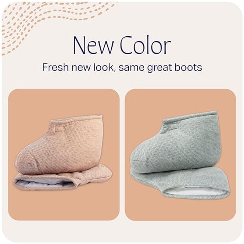 Therabath Foot ComforKit for Paraffin Wax Bath, Arthritis and Skin Therapy, Includes 2 Insulated Boots, 100 Liners, 4 oz. Pre-Treatment Spray, Intensive Hydrating Cream, for Home or Spa, Made in USA