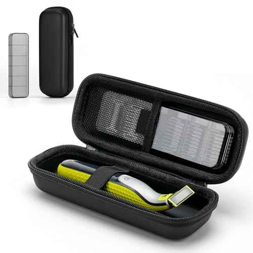 Hard Travel Case for OBlade QP2520/QP2530/QP2620/QP2630 ? Waterproof Portable Storage Bag for OBlade Hybrid Electric Trimmer & Braun Series Shaver