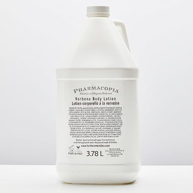 Pharmacopia Hotel Verbena Body Lotion ? Moisturizing Aromatherapy Body Cream with Natural & Organic Ingredients ? Vegan, Cruelty Free, Aromatic Moisturizer, 128 oz