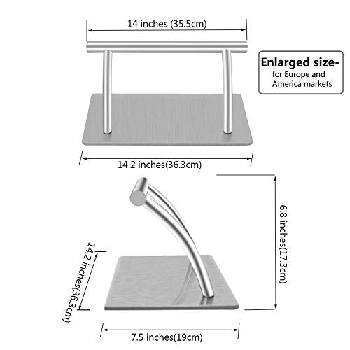 Kaleurrier Stainless Steel Footrest,Professional Mobile Foot Rest,Foot Pedal Parts for Barber Hairdressing Beauty Spa Nail Massage Salon Chairs