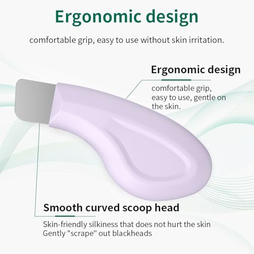 Silicone Nose Blackhead Remover/Face Spatula for Deep Cleaning Black Head Removal.Mild and Safe Skin Scrubber for Remove Facial and Nose Ehead (Purple)