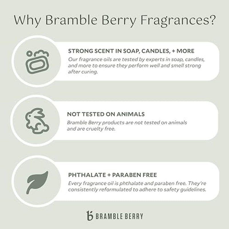 Bramble Berry Cashmere Fragrance Oil 2 oz | Warm Cozy Scent with Vanilla for Candles, Soap, Lotion, Perfume & Bath Bombs | Skin Safe, Vegan, Paraben & Phthalate Free, DIY Craft Essential