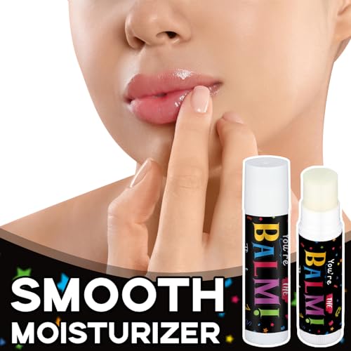 45 Pack Christmas Employee Appreciation Gift Bulk Lip Balm Teacher Staff Team Xmas Thank You Gifts You're the Balm Thanksgiving Party Favors Christmas Stocking Stuffers for Women Men Volunteer