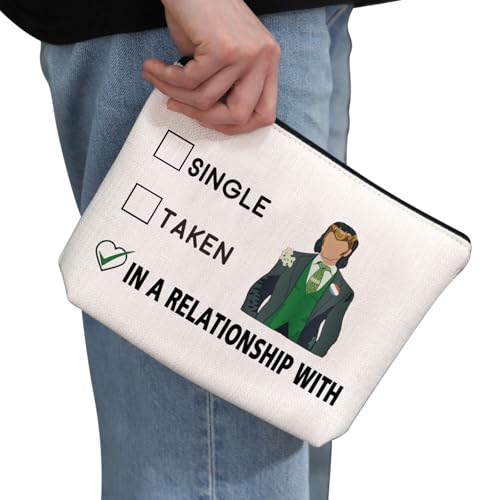 G2TUP Dating T H Makeup Bag T H Fan Gift Cosmetic Bag with Zipper