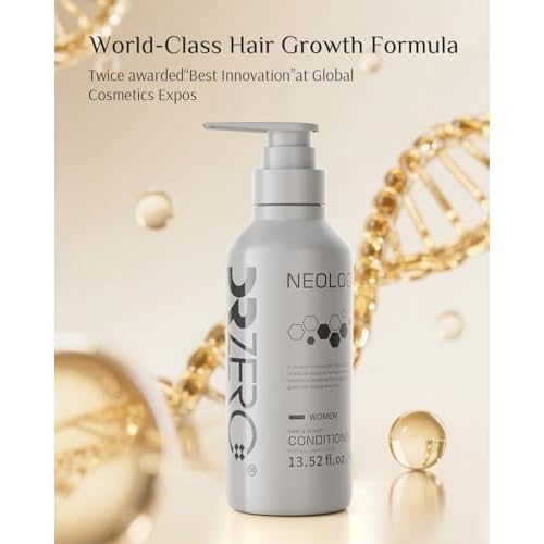 DR ZERO NEOLOGY Hair Growth Conditioner for Women, 13.5 oz, Volumizing Thickening & Anti Hair Loss Regrowth Treatment, Clinically Tested for Hair Thinning with Redensyl, Japanese Hair Care Products