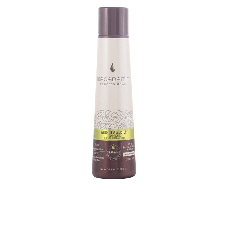 Macadamia Professional Weightless Moisture Conditioner - Lightweight Hydration for Fine to Medium Hair | Sulfate & Paraben Free, 10 fl oz